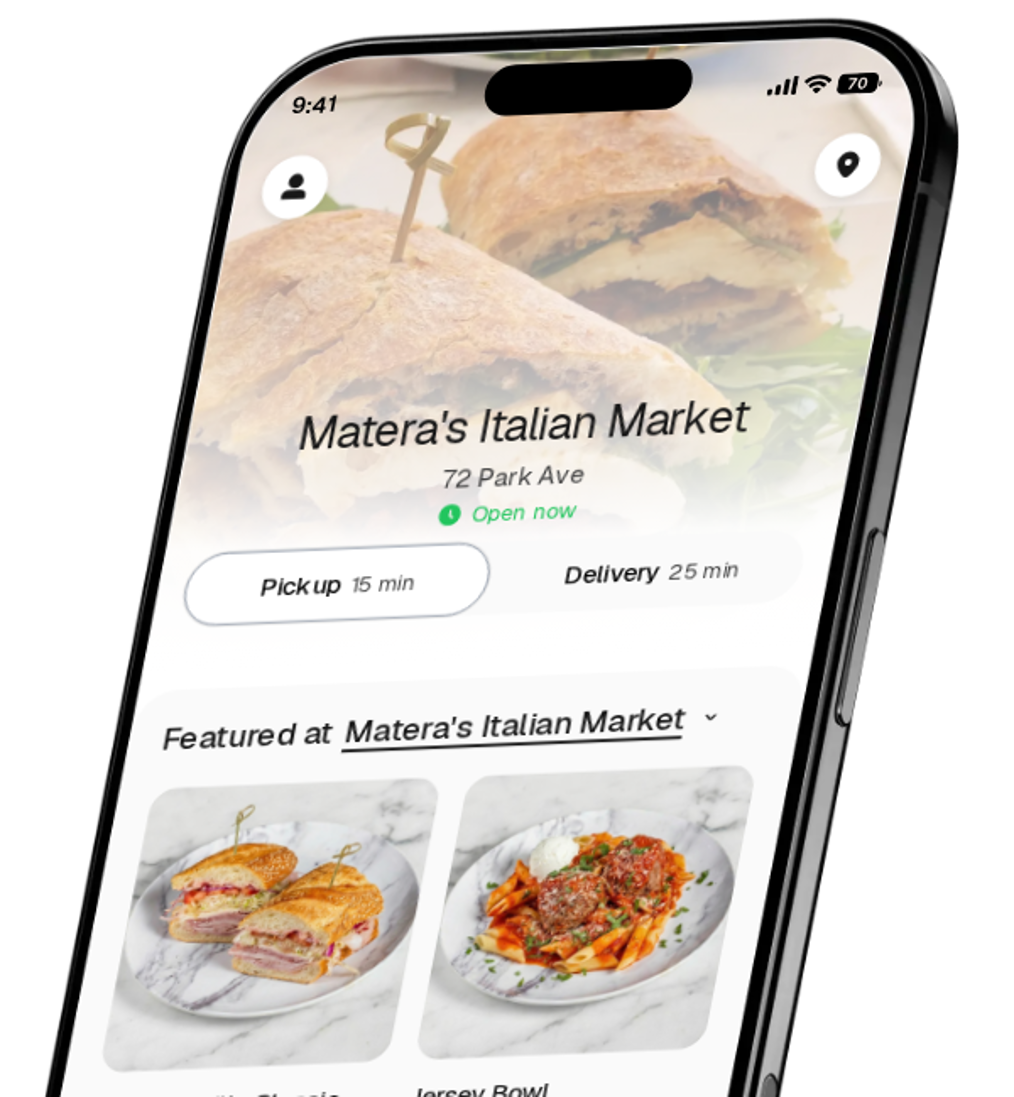 Matera's Italian Market app preview