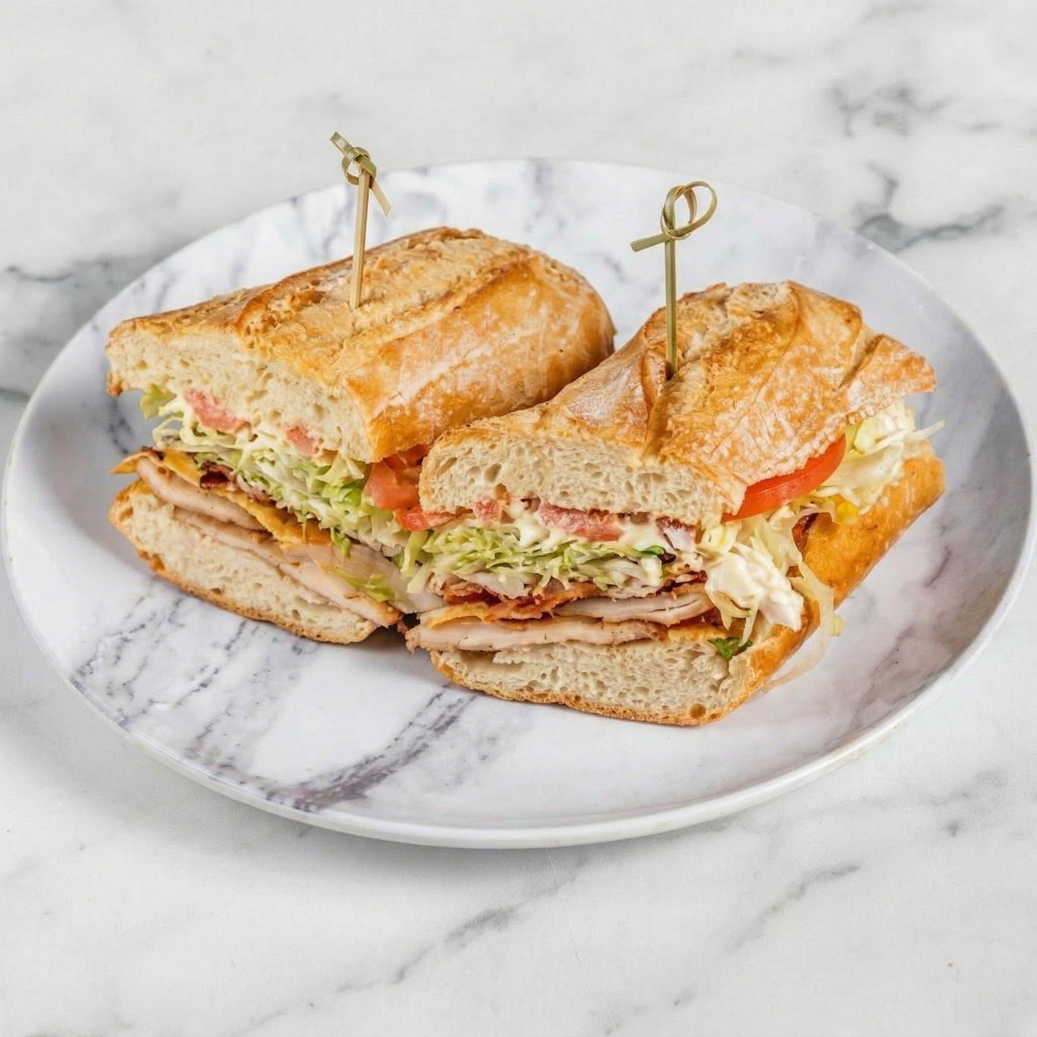 Chicken Cutlet Americano Sandwich.