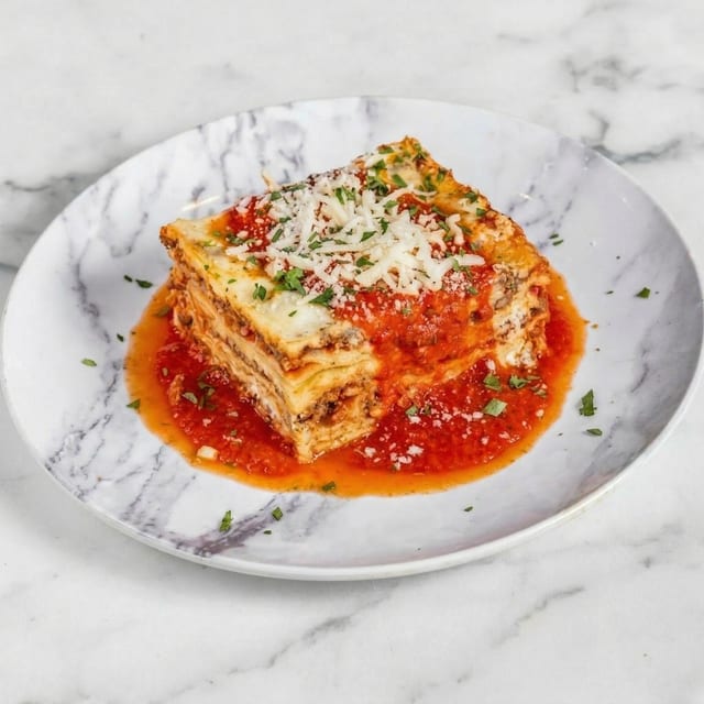 Meat Lasagna Square.