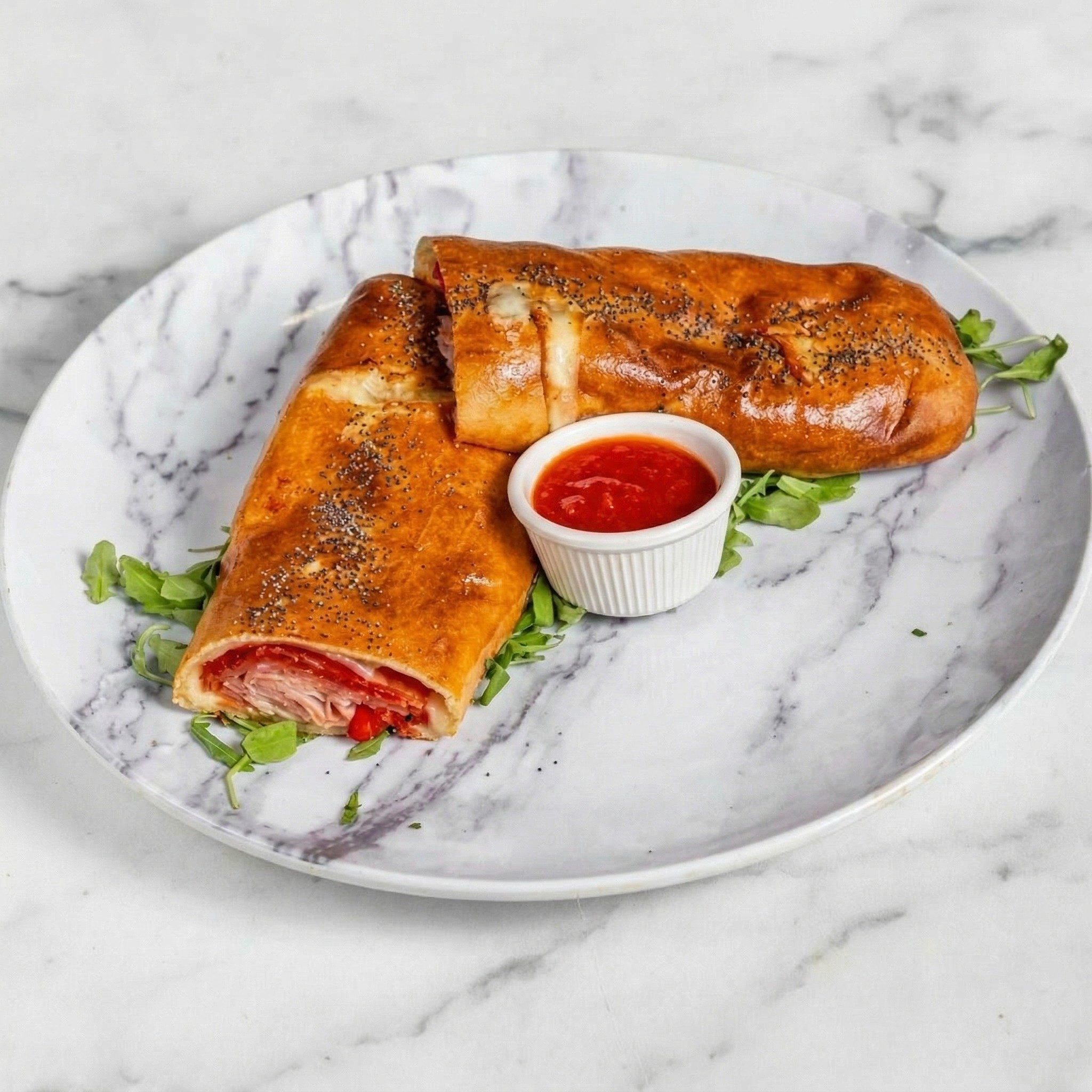 Antipasto Stuffed Bread.