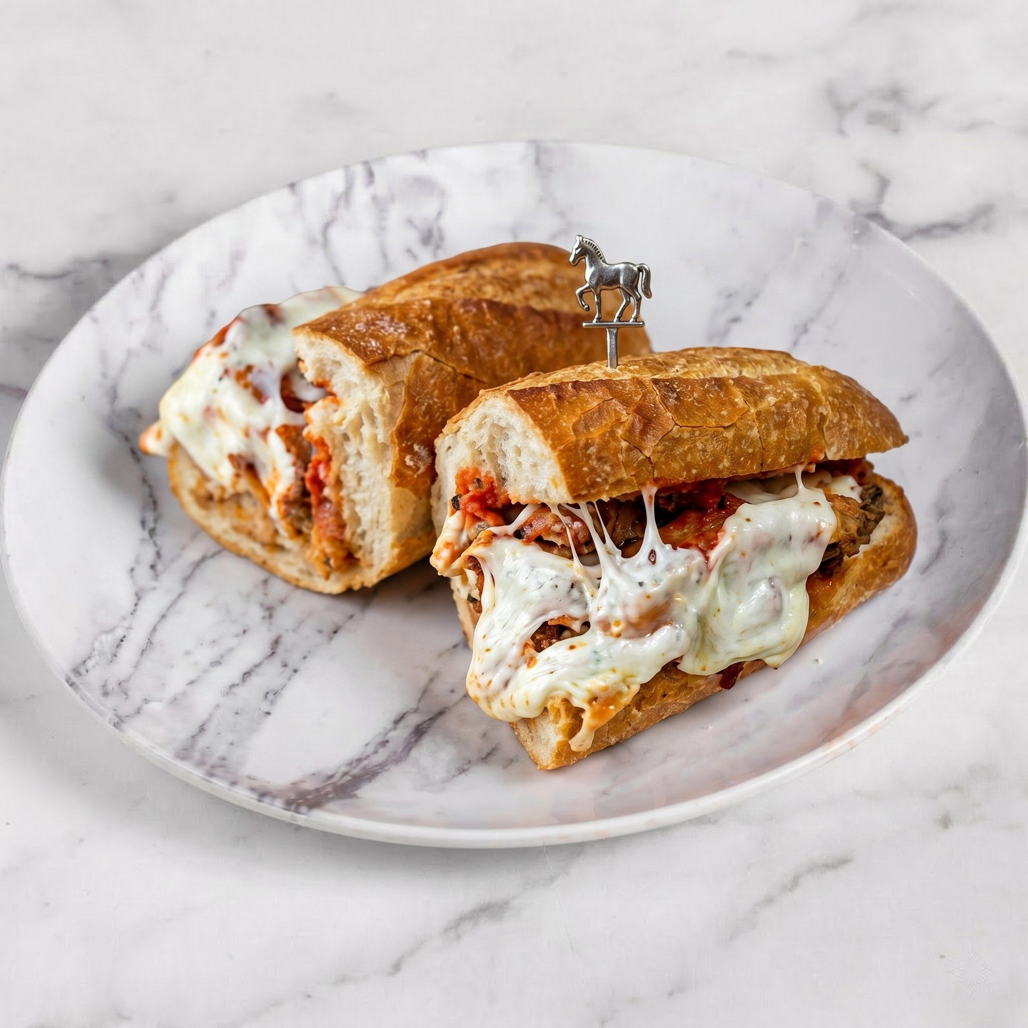 Chicken Parmigiana Sandwich.